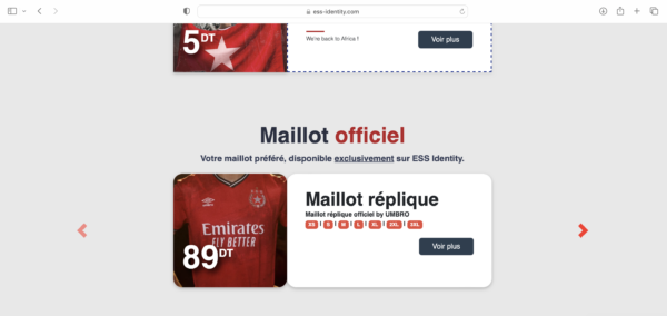 Pack Replica - Home Kit Etoile du Sahel 