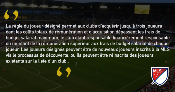 Extrait du règlement MLS 2023