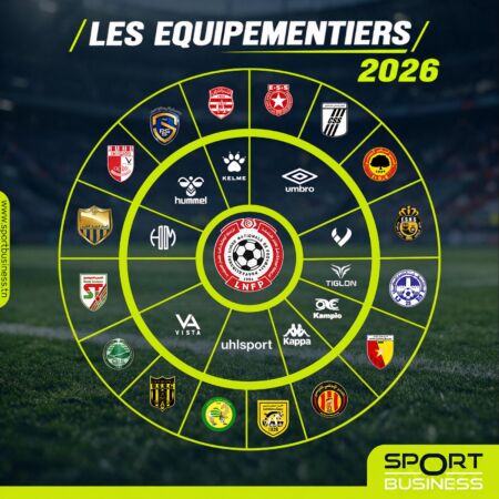 Quels sont les équipementiers des clubs de Ligue 1 tunisienne cette saison