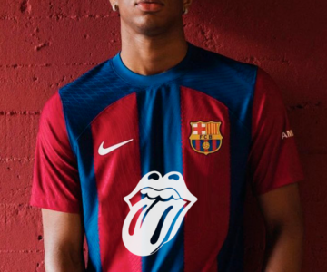Les Rolling Stones sponsor maillot du FC Barcelone pour le clasico